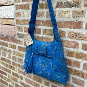 The Winding Road NWT Nepali Handmade Crossbody/Shoulder Handbag wOrganic Wool